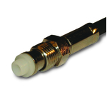 Conn FME 0Hz to 1GHz 50Ohm Crimp ST Cable Mount RCP Gold Bulk