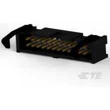 TE Connectivity-1761606-8 连接器插头及 PCB 插座 Conn Shrouded Header HDR 24 POS 2.54mm Solder ST Thru-Hole Tube