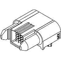 Molex-46437-1230 Connector Power Conn Power PL 20Signal POS 2mm Press Fit RA Thru-Hole 20 Terminal 1 Port EXTreme Ten60Power™ Tray