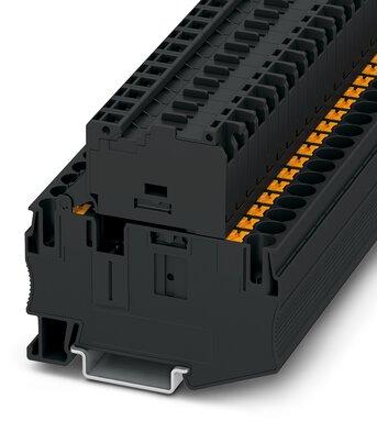 PHOENIX CONTACT-PT 6-HESI (6.3X32) Steckverbinder, Klemmenblöcke Conn Fuse Modular Terminal Block 4 POS 8.2mm Push-In Spring DIN Rail 10A
