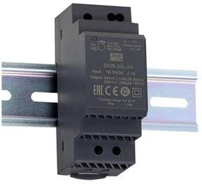 MEAN WELL-DDR-30L-15 DC to DC Converter and Switching Regulator Module Module DC-DC 1-OUT 15V 2A 30W 4-Pin