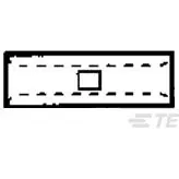 TE Connectivity-322326 Terminali connettore Butt Splice Terminal 16-22AWG Copper Orange 7.65mm Nickel Loose