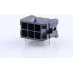 Conn Wire to Board HDR 6Power POS 3mm Solder RA Side Entry SMD Micro-Fit 3.0 T/R