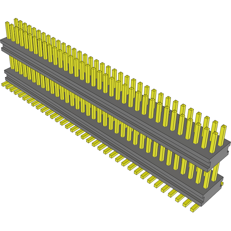 Samtec-AW-35-03-G-D-225-080 Steckverbinderleisten und Leiterplattenbuchsen Conn Board Stacker HDR 70 POS 0.8mm Solder ST SMD Tube