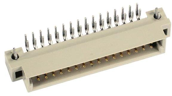 HARTING-09223326951 Steckverbinder, Mutterplatine Backplane Connector HDR 32 POS 2.54mm Solder RA Thru-Hole Box