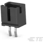 TE Connectivity-6-440054-2 连接器插头及 PCB 插座 Conn Shrouded Header (3 Sides) HDR 2 POS 2mm Solder ST Thru-Hole Bag