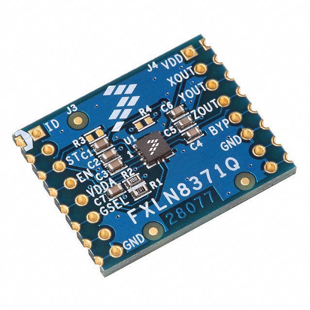 NXP Semiconductors-BRKOUT-FXLN8371Q Placas y kits de desarrollo del sensor FXLN8371Q Accelerometer Sensor Breakout Board