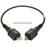 HARTING-09454454902 USB Kabelbaugruppen Cable Assembly USB, 1.5m, Copper Cable, Shielded