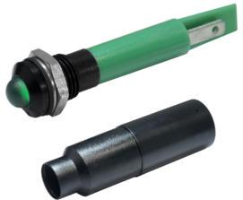 CML Innovative Technologies-19510330 Panel Mount Indicators LED Panel Mount Indicator Uni-Color Red 36mcd 2-Pin