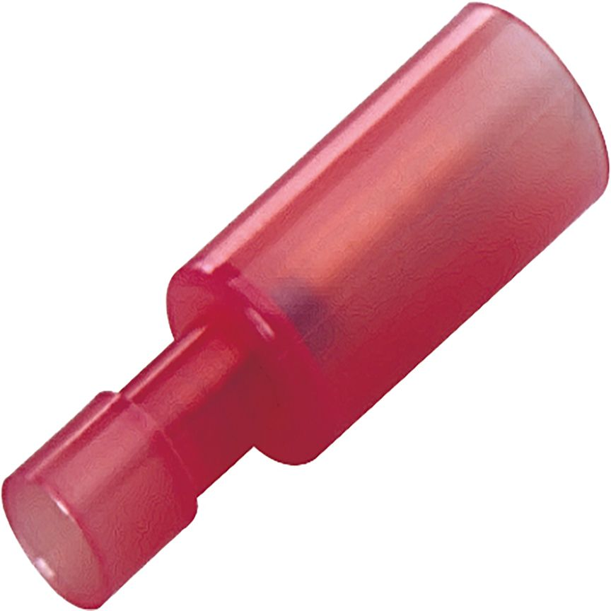 Panduit-EBNF18-4FIM-Q Connector Terminals Bullet Terminal 16-22AWG Brass Red M 26.8mm Tin Loose