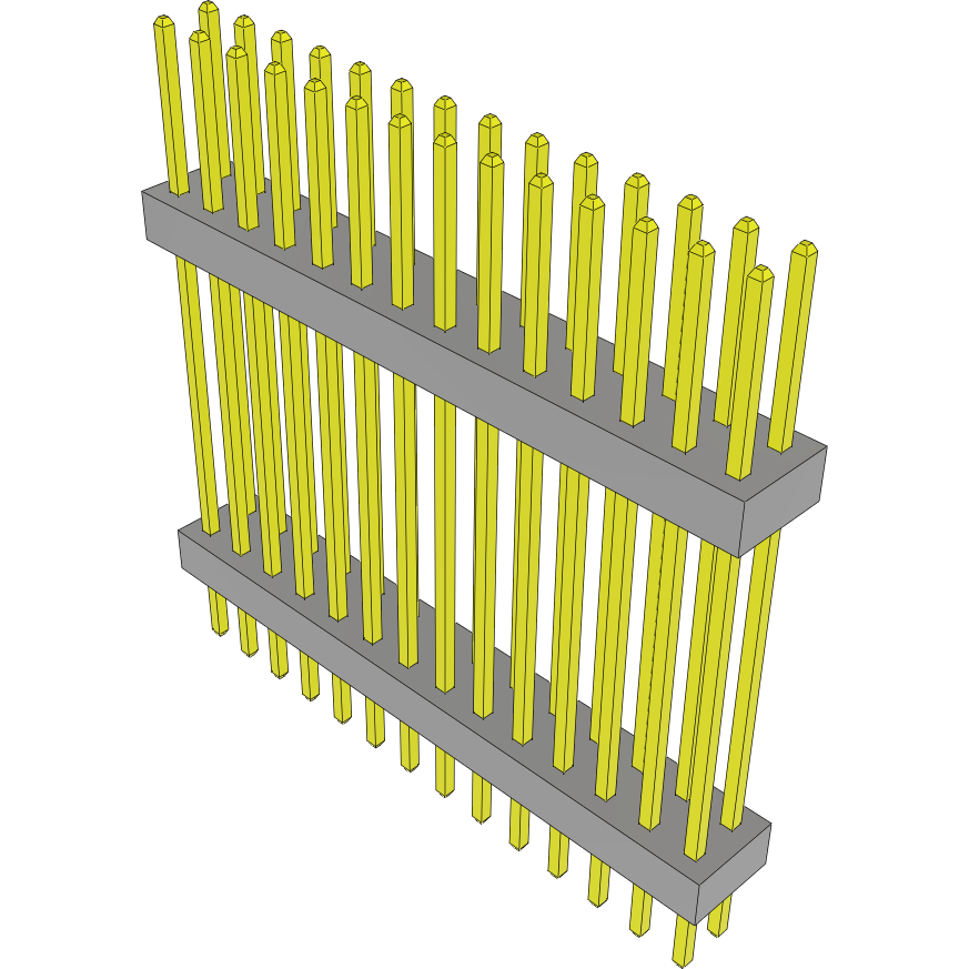 Samtec-TW-14-12-S-D-700-145 Embases de raccordement et réceptacles PCB Conn Board Stacker HDR 28 POS 2mm Solder ST Thru-Hole Bulk