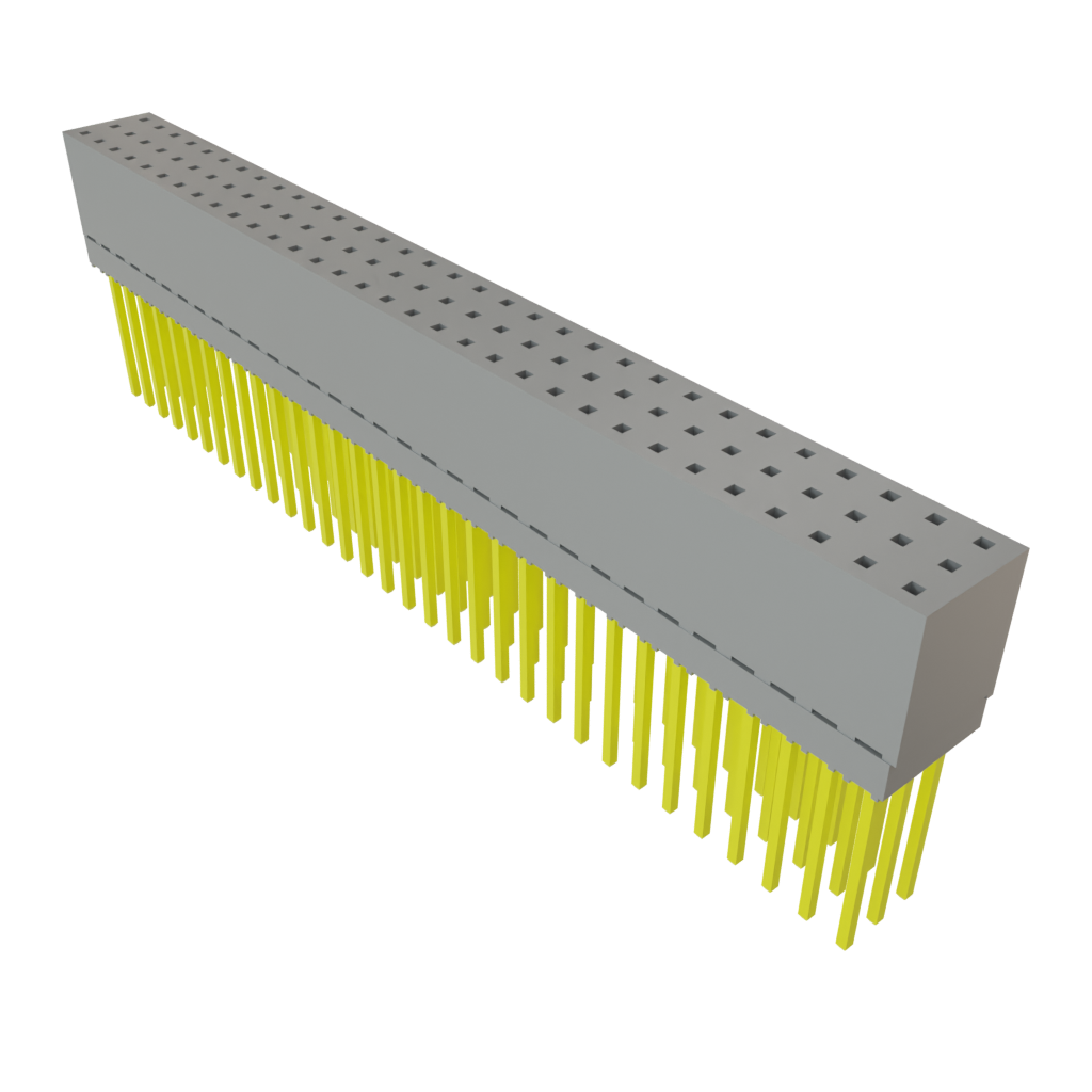 Samtec-ESQ-132-39-G-T Piastre connettori e prese PCB Conn Elevated Socket SKT 96 POS 2.54mm Solder ST Top Entry Thru-Hole Tube