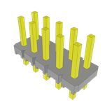 Conn Unshrouded Header HDR 10 POS 2.54mm Solder ST Top Entry Thru-Hole Bulk