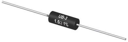 Bourns-UB10-0R1F2 Résistance simple fixée par alésage Res Wirewound 0.1 Ohm 1% 7W Silicone AXL