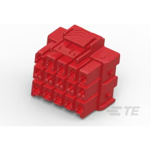 TE Connectivity-6-1971876-7 Carcaza de cables discretos de conector PLUG HOUSING,TRIPLE ROW POWER TRIPLE LOCK