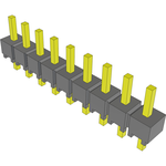 Conn Unshrouded Header HDR 9 POS 2.54mm Solder ST Top Entry Thru-Hole Bulk