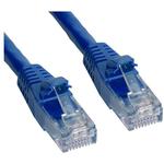 Cable Assembly 30AWG RJ-45 to RJ-45 8 to 8 Straight to Straight Polyvinyl Chloride Blue