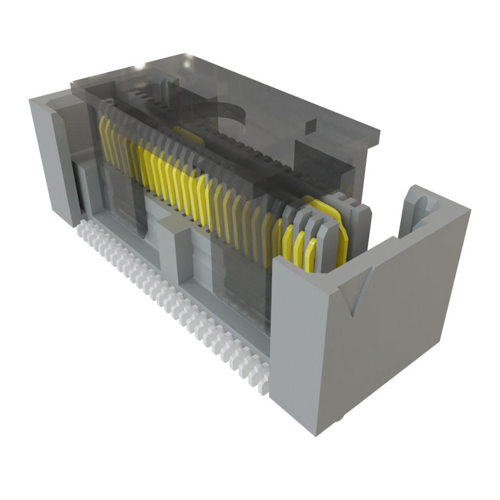 Samtec-QMS-026-06.75-L-D-A-K-TR 连接器插头及 PCB 插座 Conn Micro High Speed Terminal Strip HDR 52 POS 0.635mm Solder ST Top Entry SMD T/R