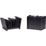 Heat Sink Passive SOT-227 Straight Panel Mount Aluminum 6063-T5 Black Anodized