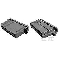 TE Connectivity-1743282-1 Einzeladersteckverbinder, Gehäuse Conn Housing RCP 8 POS 2.54mm Crimp ST Cable Mount Natural Bag