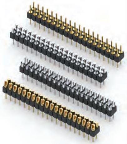 Mill-Max-460-10-220-00-001000 Connector Headers and PCB Receptacles Conn Unshrouded Header HDR 20 POS 2.54mm Solder ST Thru-Hole