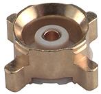 HUBER+SUHNER-82_MMBX-S50-0-15/111_NE RF-Steckverbinder Conn MMBX 0Hz to 12.4GHz 50Ohm Solder ST SMD F Gold Over Nickel Phosphorus Single