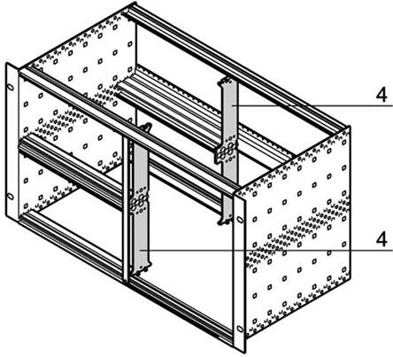 Schroff GmbH-64560010 null Splitting Extrusion Die Cast Zinc,6 U For Combined Mounting
