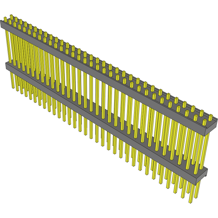 Samtec-EW-32-20-T-D-750 Steckverbinderleisten und Leiterplattenbuchsen Conn Board Stacker HDR 64 POS 2.54mm Solder ST Top Entry Thru-Hole Bulk