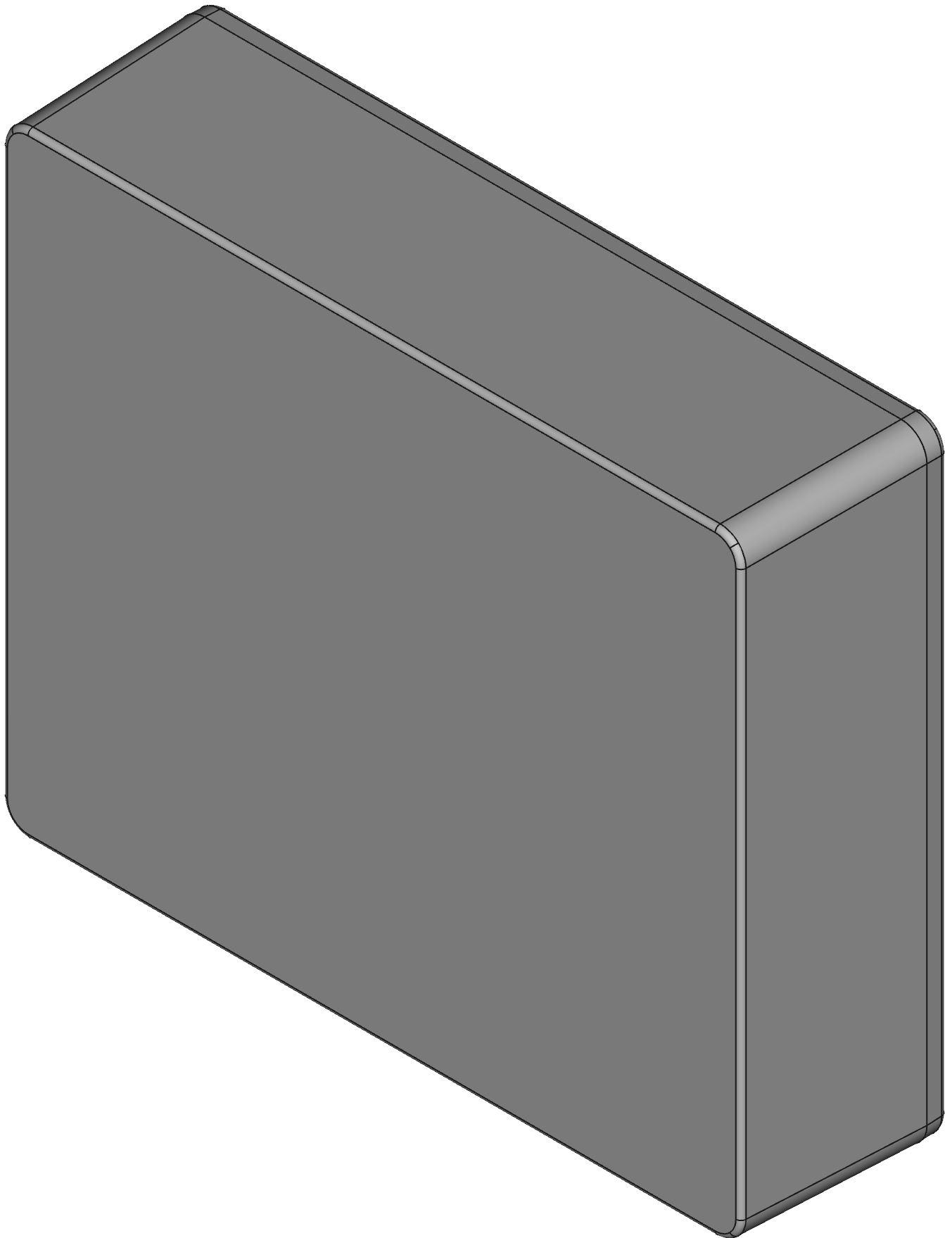 Hammond Manufacturing-1590XXYL  Yellow Die Cast Aluminum Wall Mount Watertight Enclosure