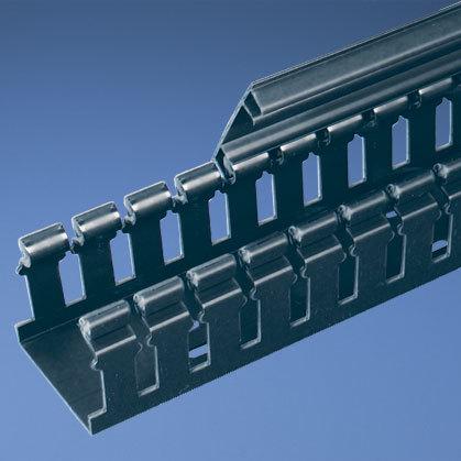 Panduit-H4X4BL6 Verdrahtungskanäle Wiring Ducts Slotted Rectangular Polyvinyl Chloride Black