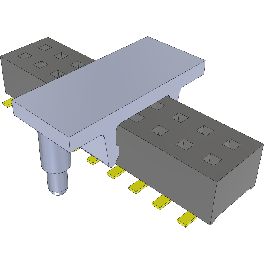 Samtec-CLP-110-02-G-D-PA-TR Steckverbinderleisten und Leiterplattenbuchsen Conn Socket Strip SKT 20 POS 1.27mm Solder ST Top Entry SMD TIGER CLAW™ T/R