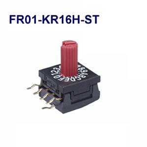 NKK Switches-FR01-KR16H-ST Switch DIP Switch DIP N.O./N.C. SP16T 16 Shaft 0.1A 5VDC PC Pins 625Cycles Thru-Hole Stick Tube