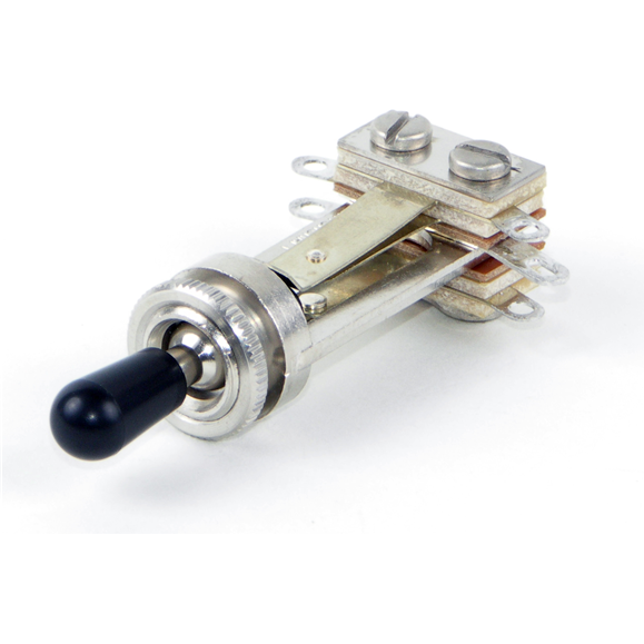 Switchcraft-12010X Switch Toggle Switch Toggle Round Lever Solder Lug 3A 300VAC Panel Mount with Threads