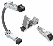 Amphenol Communications Solutions-DRPC51A009A40 Montajes de cables, otros Cable Assembly Cat 6a S/FTP 1m 26AWG RJ-45 to IX Industrial Type A 8 to 10 POS M-M IDT-IDT Bag