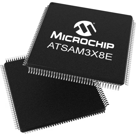Microchip Technology-ATSAM3X8EA-AU Microcontrollers - MCUs MCU 32-bit ARM Cortex M3 RISC 512KB Flash 1.8V/2.5V/3.3V 144-Pin LQFP Tray