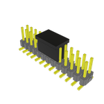 Conn Unshrouded Header HDR 26 POS 2.54mm Solder ST Top Entry SMD Tube