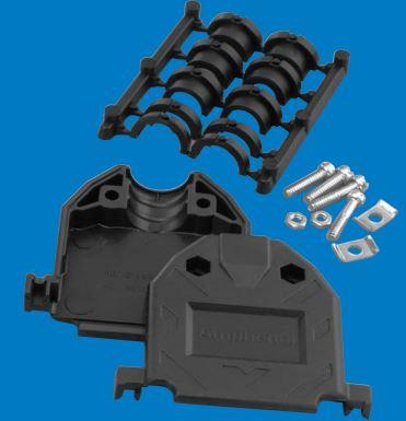 Amphenol Communications Solutions-17E17251 Schrumpfbalgenadapter Two Piece Backshell 180° A Shell Size Styrene