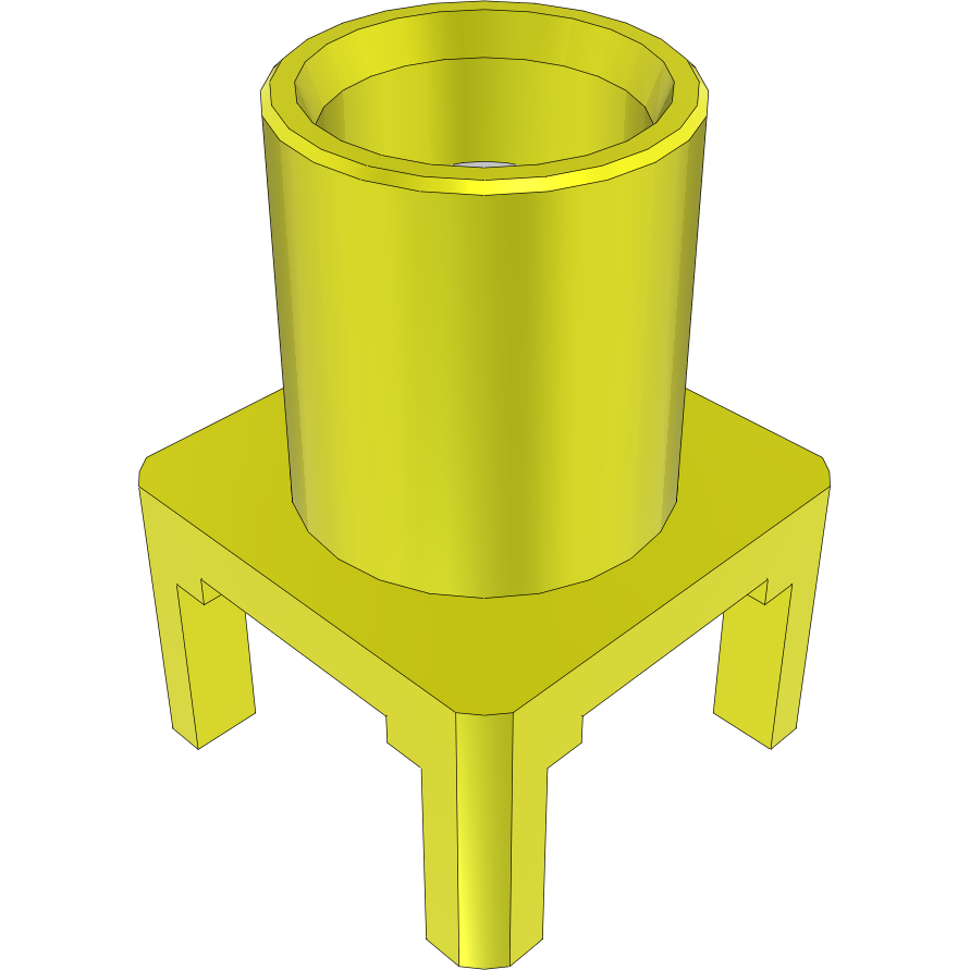 Samtec-MCX-J-P-H-ST-MT1 Connettore RF Conn MCX 0Hz to 6GHz 50Ohm Solder ST SMD F Gold Over Nickel Bulk