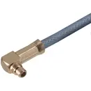 HUBER+SUHNER-16_MMCX-50-1-7/111_OE RF-Steckverbinder Conn MMCX 0Hz to 6GHz 50Ohm Crimp/Solder RA Cable Mount PL Gold Over Nickel