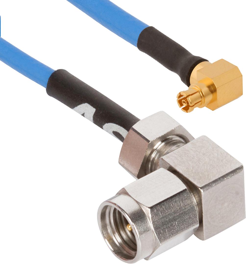 Amphenol-7015-0998 同轴电缆组件 Cable Assembly 0.085 T-FLEX 405 0.152m SMPM to 2.92MM RF F-M Bag