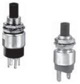 Apem Components-9633NAKB Interruttore a pressione Momentary Pushbutton Switch