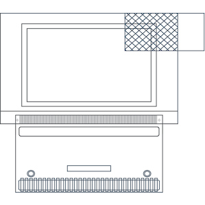 Vishay-OLED-096Y064A-LPP3N00000 OLED-Module OLED Module 96x64Pixels Yellow OLED Display Tab Display 3V 25-Pin