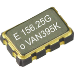 Oscillator XO 156.25MHz ±50ppm LVDS 55% 2.5V/3.3V 6-Pin SMD Bulk