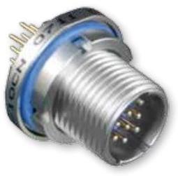 Glenair-800-013-07ZL7-10CN 圆形连接器 Conn Circular PIN 10 POS Solder ST Jam Nut 10 Terminal 1 Port