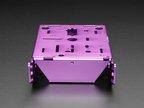 Adafruit Industries-3796 Productos, misceláneos Purple Aluminum Chassis for TT Motors - 2WD