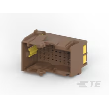 TE Connectivity-1-1718492-1 分立接线罩连接器 Conn Housing PL 36 POS 4mm ST Cable Mount Brown Box