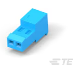 TE Connectivity-3-641239-2 Embases de raccordement et réceptacles PCB Conn IDC Connector F 2 POS 2.54mm IDT RA Side Entry Cable Mount Bag/Box