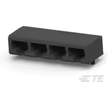 TE Connectivity-5557562-1 Steckverbinder, Telefon und Telekommunikation Conn RJ-45 F 32 POS 1.27mm Solder RA Thru-Hole 32 Terminal 4 Port Cat 4 Box/Tray