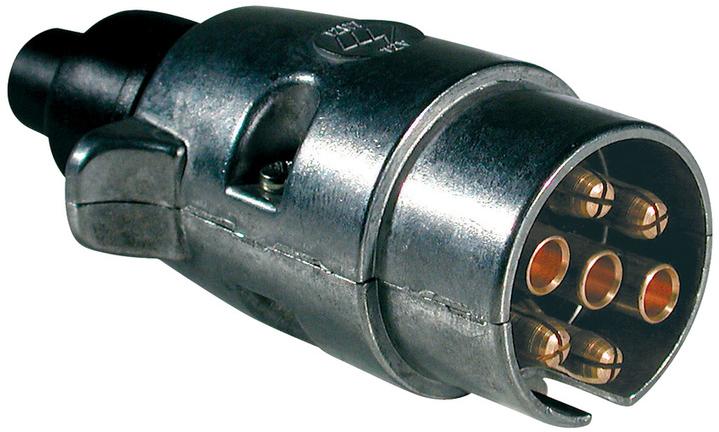 Littelfuse-00516700 Steckverbinder, rund Connector 7-Pole Aluminum Body Plugs