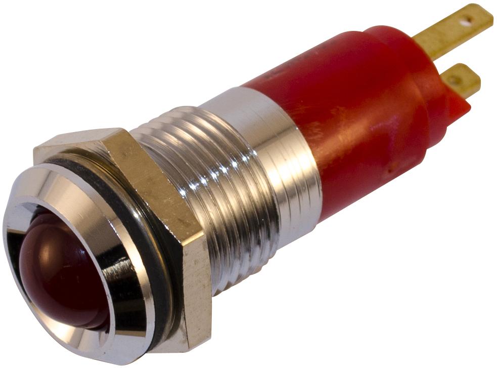 Wamco, Inc-WL-192A0250 Panel Mount Indicators LED Panel Mount Indicator Uni-Color Red 1000mcd 2-Pin